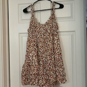 Pink Lily floral mini dress. Size small.